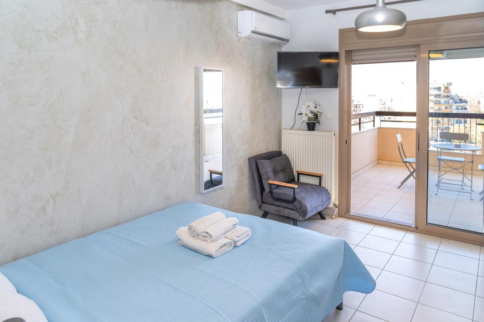 Kosmos Service Apartment Beautiful Studio 3 With Additional Cost Parking Szaloniki Kültér fotó