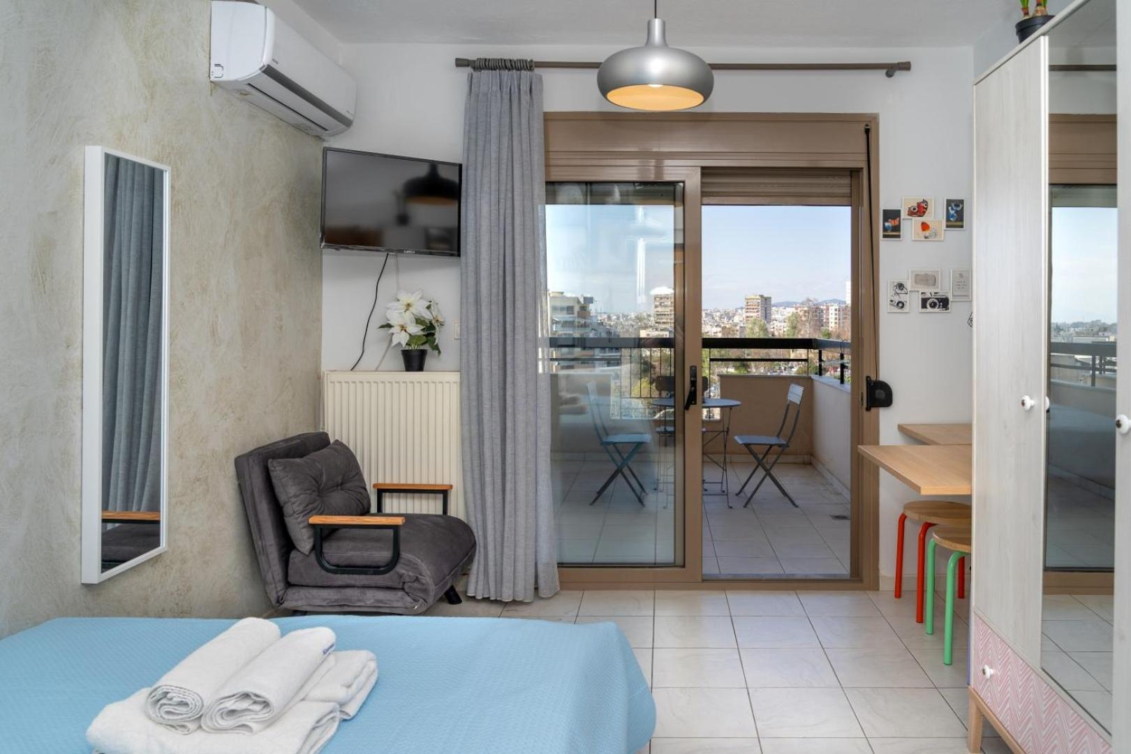 Kosmos Service Apartment Beautiful Studio 3 With Additional Cost Parking Szaloniki Kültér fotó